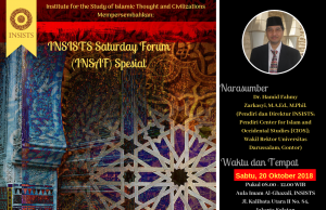 INSISTS Saturday Forum (INSAF) Spesial “Worldview Islam sebagai Framework Kajian Filsafat Islam”