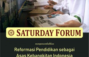 Reformasi Pendidikan sebagai Asas Kebangkitan Indonesia